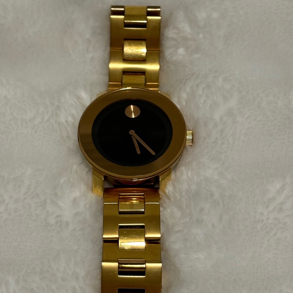 Movado Bold - Gold and Black Watch
